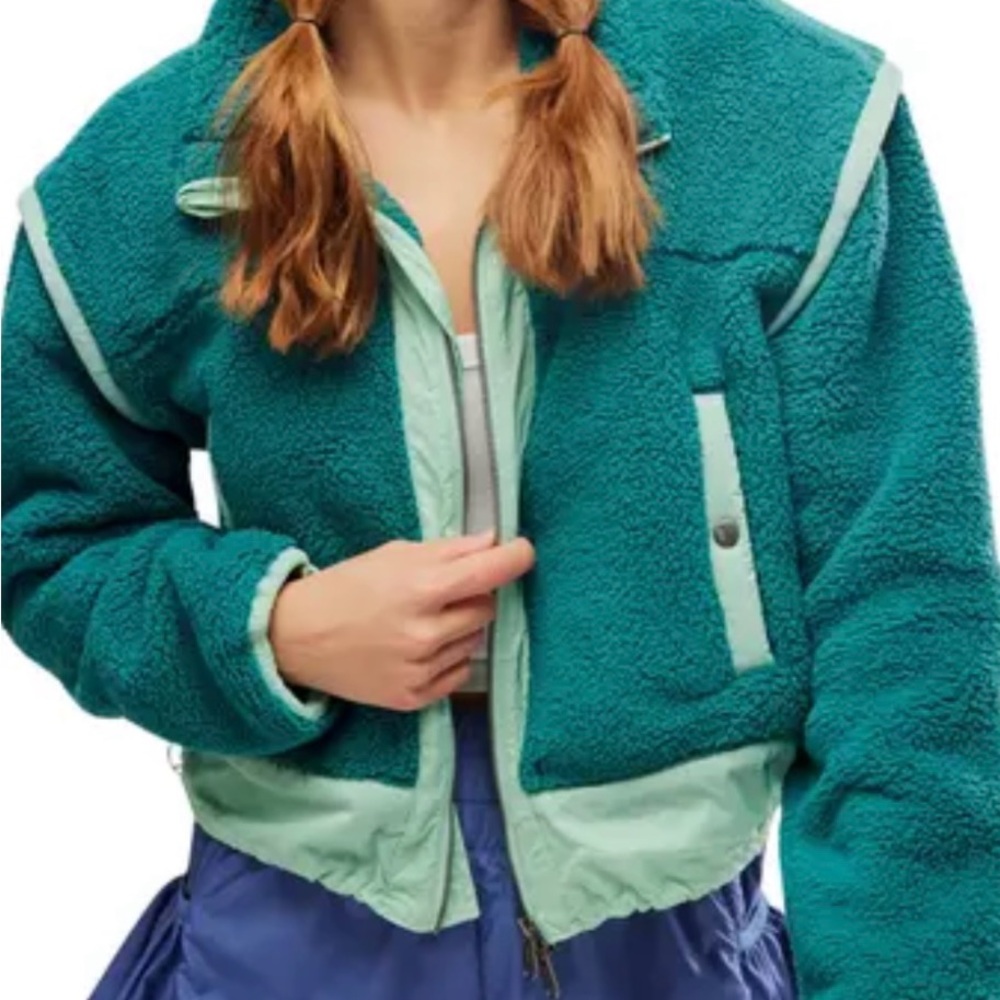 Free People Movement Courtside Jacket in Botanical Combo